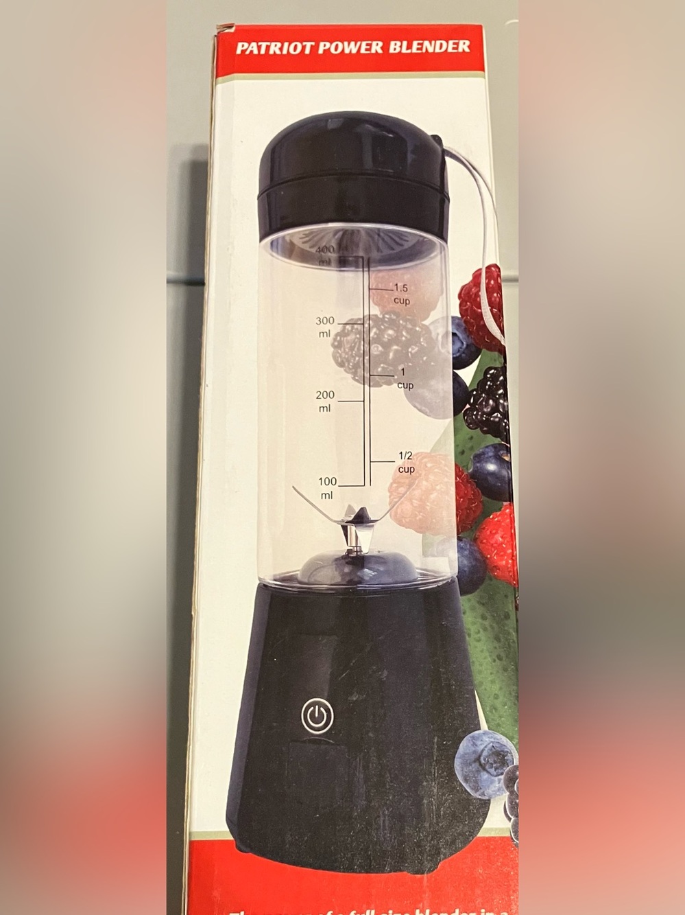 Patriot Power Blender Portable Black Personal Blender